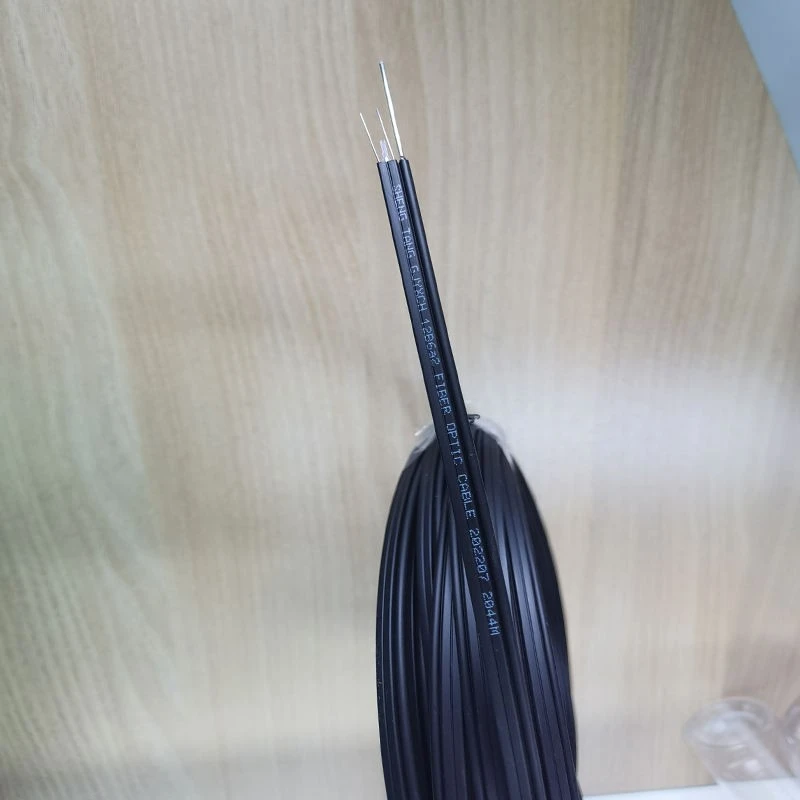 Indoor Fiber Optic Drop Cable factory
